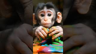 Baby monkey # short# relaxing#children#video