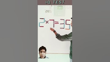 3×7=35 Balance this equation by move 1 stick | #mindgame #challenge #iqtest #iq #shorts #matchstick