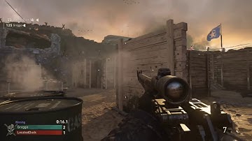 1v1 Pit Snipers Only (COD WW2) - NO SCOPE WIN!!!