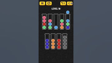 Ball Sort Puzzle Level 19 | Puzzle Game  | Complete Level
