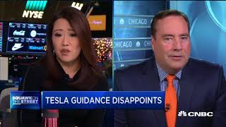 Tesla Stock price down after model 3 production fails