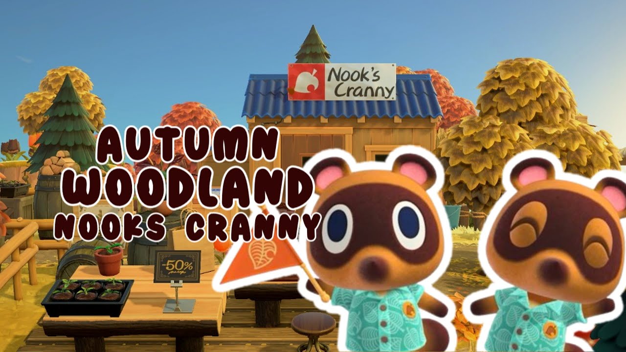 COZY AUTUMNAL NOOKS CRANNY | Speed Build | ACNH