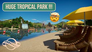 🌴 HUGE TROPICAL PARK - Planet Coaster Spotlight - Oasis Islands by @celly745