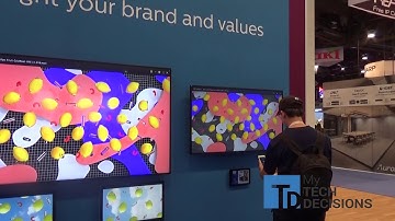 Philips Digital Signage Booth at InfoComm 2018