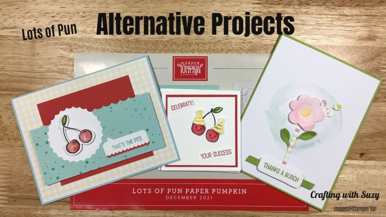 3 Alternatives – Lots of Pun Paper Pumpkin December 2021 - YouTube