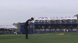 Stewart Cink fires opening round 64 to lead at Farmers: Highlights
