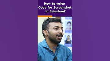 Software Testing Question | How to write Code for screenshot in Selenium? | #shorts #kiransir