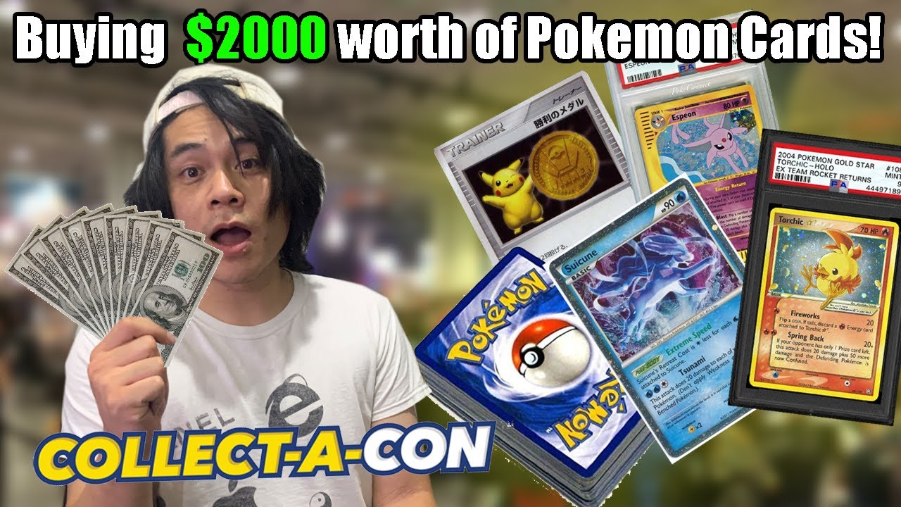 Every Pokemon Card We Purchased At CollectACon *PART 2!* (2nd Pokemon
