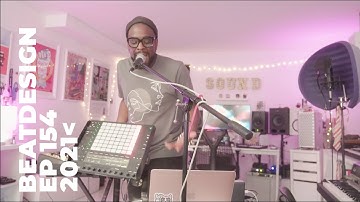 BEATDESIGN 154 Lo-Fi Live performance with Ableton PUSH singing and beat making