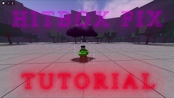 HOW TO FIX HITBOX | TSB | 1 MIN | TUTORIAL