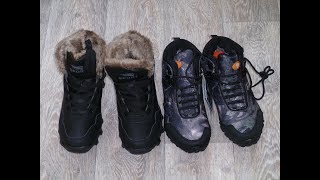 Зимние ботинки и спортивные ботинки с Aliexpress/Review Shoes
