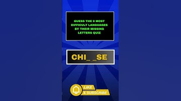 Guess the 8 most difficult languages by their missing letters.