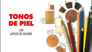 Cómo crear tonos de piel con lápices de colores