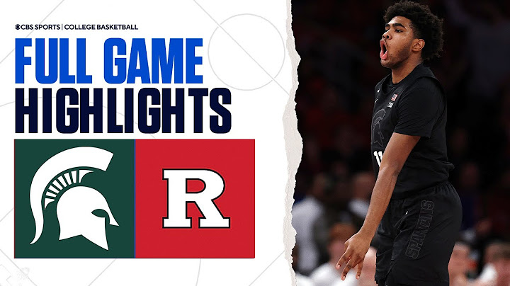 No. 8 Michigan State vs Rutgers | FULL GAME HIGHLIGHTS