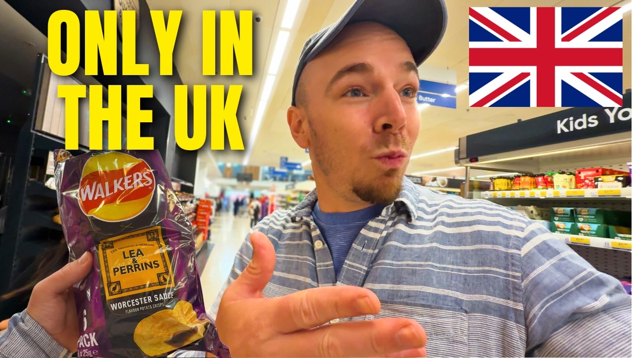 Shocked by grocery prices in the UK! (British Supermarket Tour) 🇬🇧