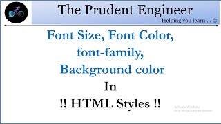 #6 || How to add FONTS, add COLOR, align the text in HTML || Web Development tutorial ||