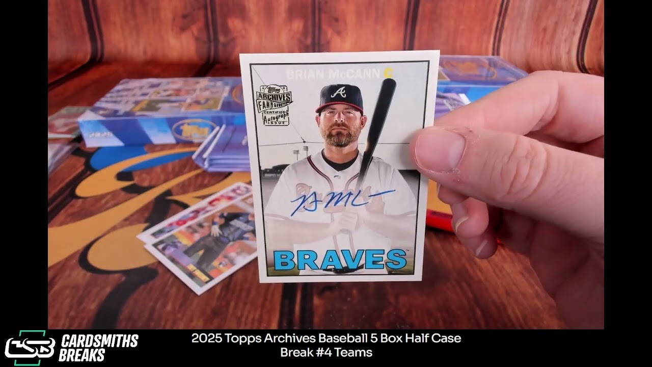 2025 Topps Archives Baseball 5 Box Half Case Break #4