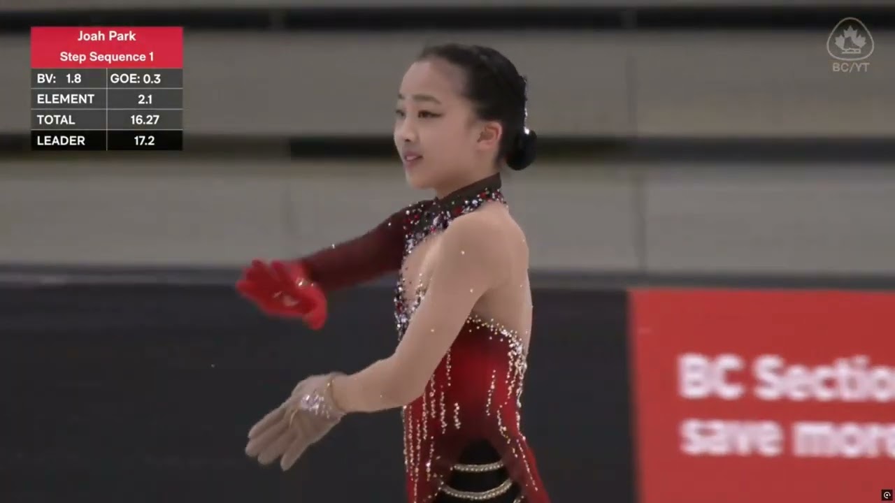 Joah park Figure skating 2025 Autumn Leaves(Pre-Novice)