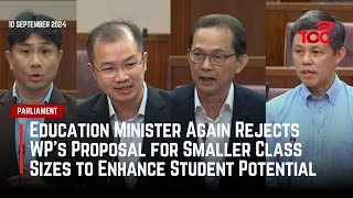 Information Education Minister again rejects WP’s proposal for smaller class sizes to enhance student potential Update