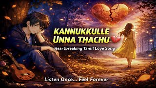 Kannukkulle Unna Thachu | Heartbreaking Tamil Love Song | Emotional Melody Lyrics Video screenshot 5