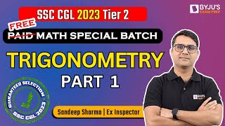 Trigonometry I SSC CGL 2023 | Trigonometry Tricks | Maths with Sandeep Sir I Math for SSC I SSC Math