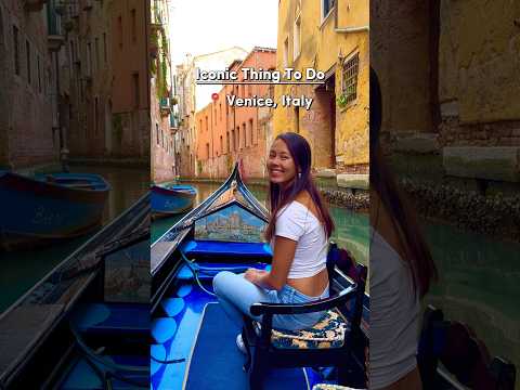 Iconic Thing to Do | 📍 Venice, Italy l Gondola Riding Tips 💡