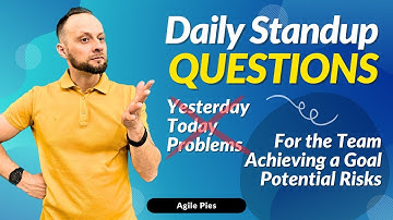 The 3 powerful QUESTIONS every team member should answer at your DAILY STANDUP meeting