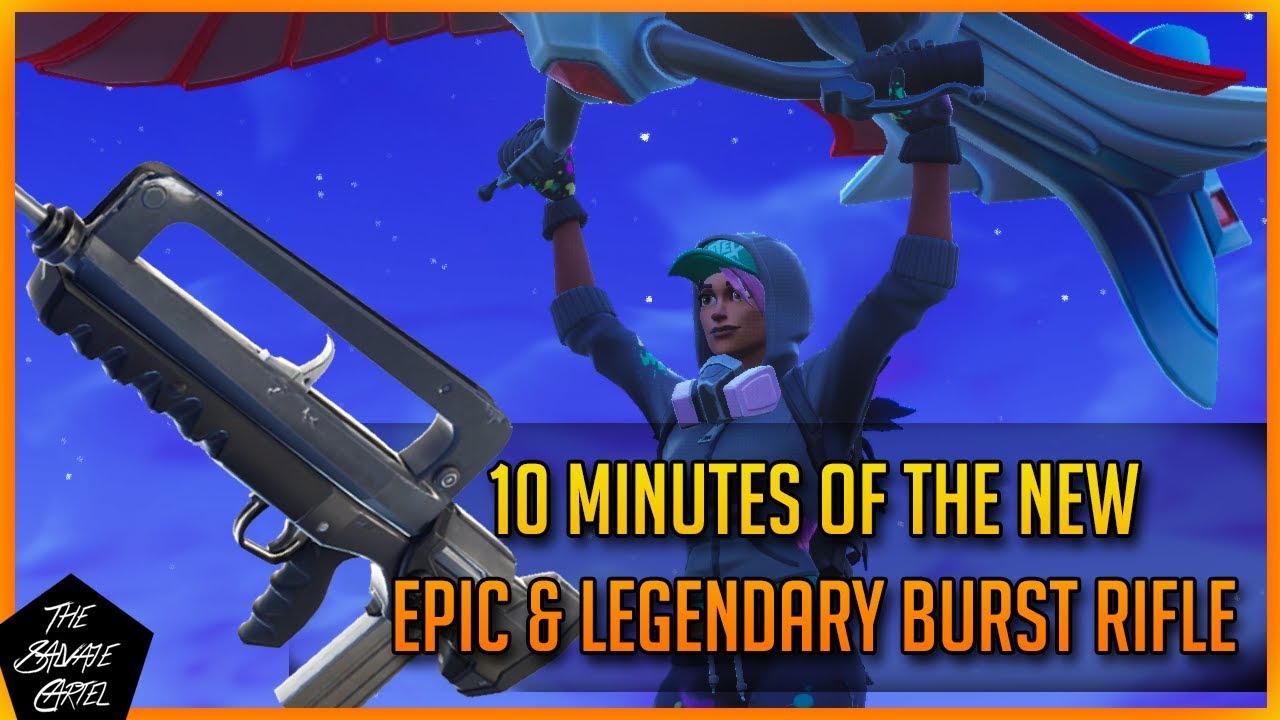 FORTNITE: NEW BURST ASSAULT RIFLE GAMEPLAY! BETTER THAN THE SCAR!