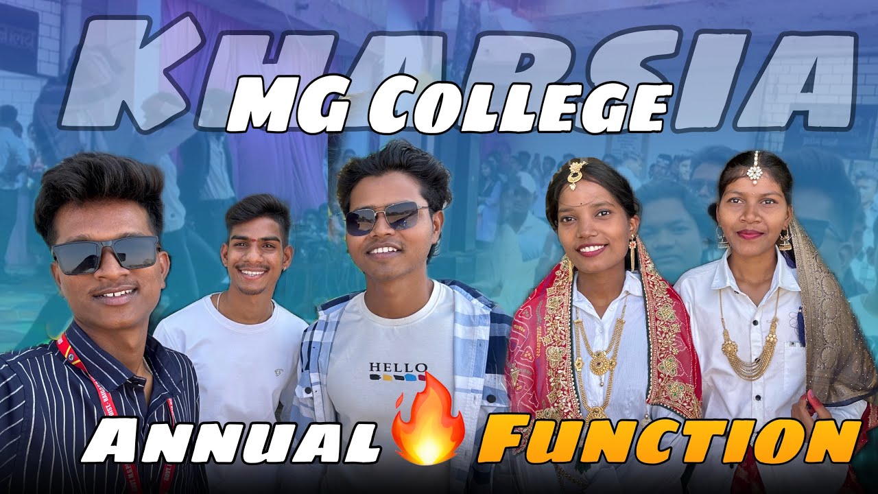 Annual Function Celebration at MG College Kharsia | Full Vlog