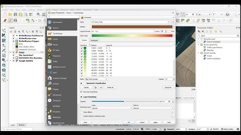 QGis - Ecological Sensitivity maps (1/2)