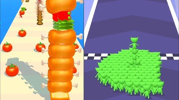 Sandwich Runner Vs Count Master| All levels | Android ios | Amsr satisfying game