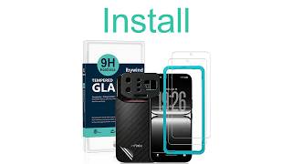 Infinix Note 60 Ultra screen protector Ibywind Protector & Easy Install Kit & Camera Lens Protector