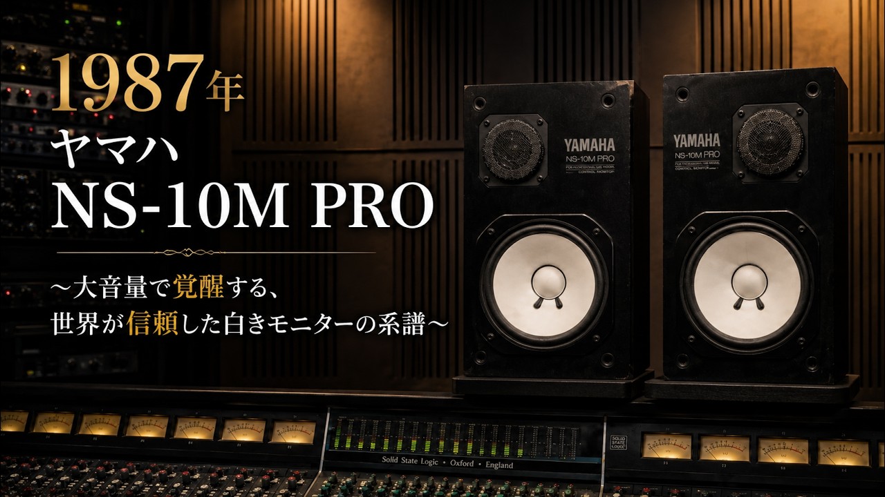 1987 Yamaha NS-10M PRO - YouTube