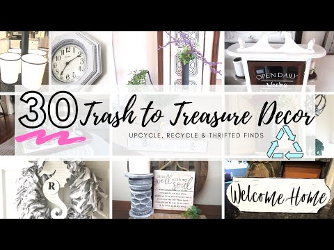 top-30-trash-to-treasure-home-decor-ideas-|-upcycle-diy-home-decor-|-farmhouse-home-decor-diy