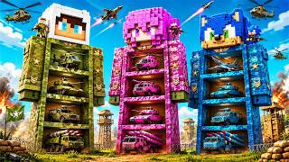 ZENGİN ENES VS FAKİR BEBEK SONİC ASKERİ ARAÇ SAVAŞI 😱 Minecraft