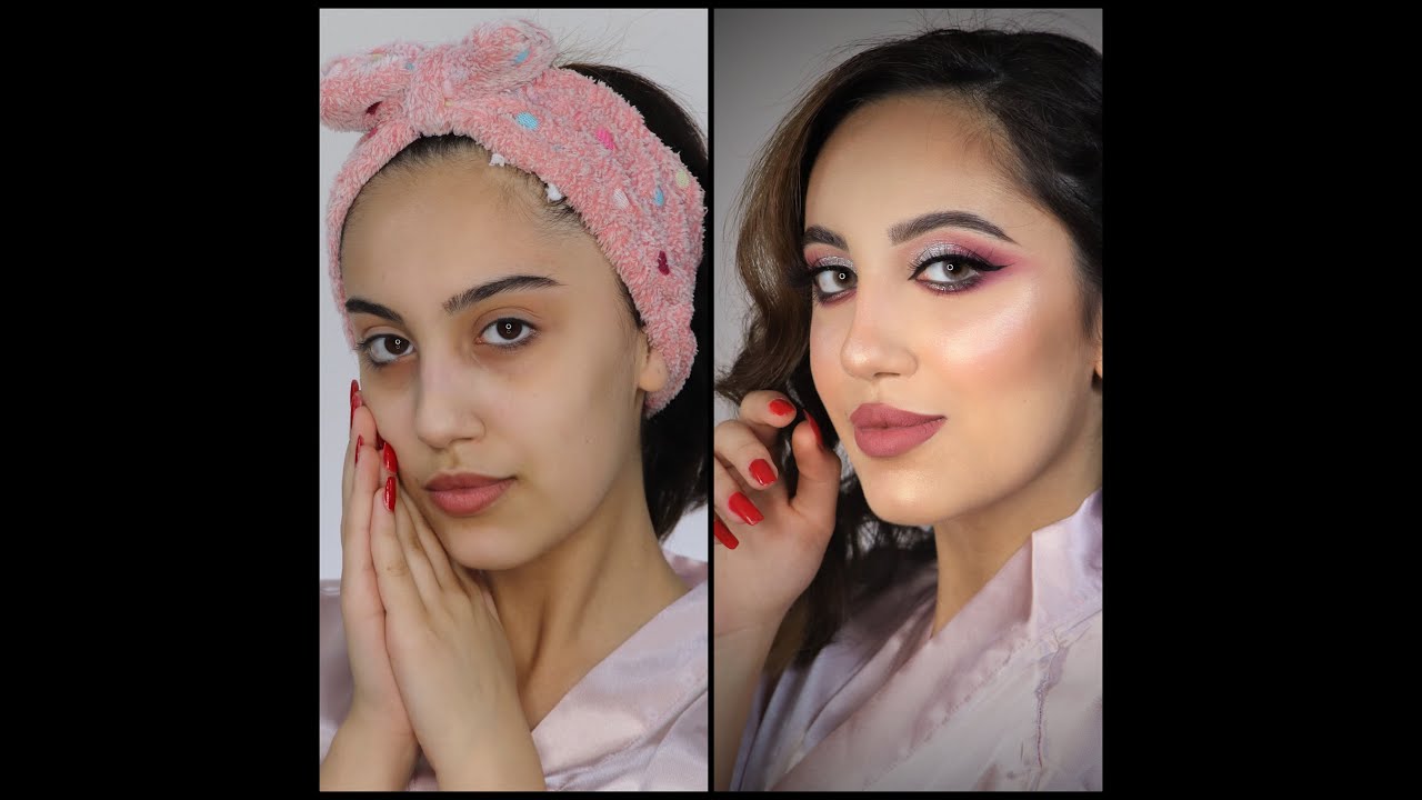 مكياج الوجه الطويل والنحيف\ مكياج عروس 2020 Bridal makeup 2020\ face contouring for small faces
