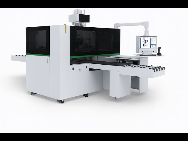 CNC DRILLING 6 SIDES HB61J - YouTube