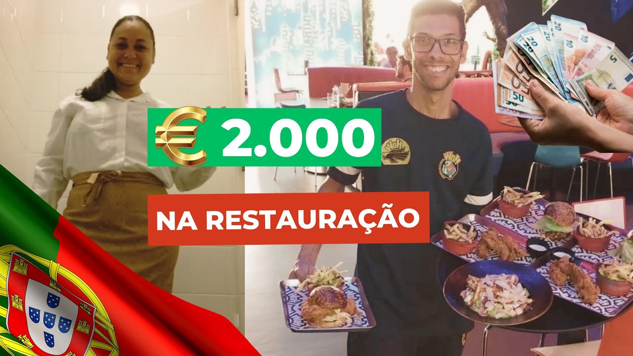 COMO É Trabalhar na RESTAURAÇÃO em PORTUGAL🇵🇹