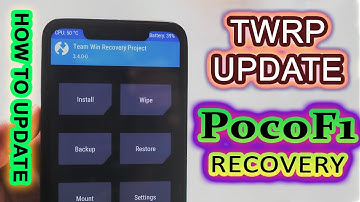 How To Update Twrp Recovery In Any Android Device(No Need Pc)  POCO F1 (beryllium)