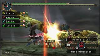 MHFU | Heavy Bowgun vs Gold Rathian | Find the Golden Phantom (HR4 Tower Quest)