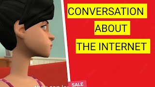 The internet || basic and easy English conversation || #englishconversationwithme