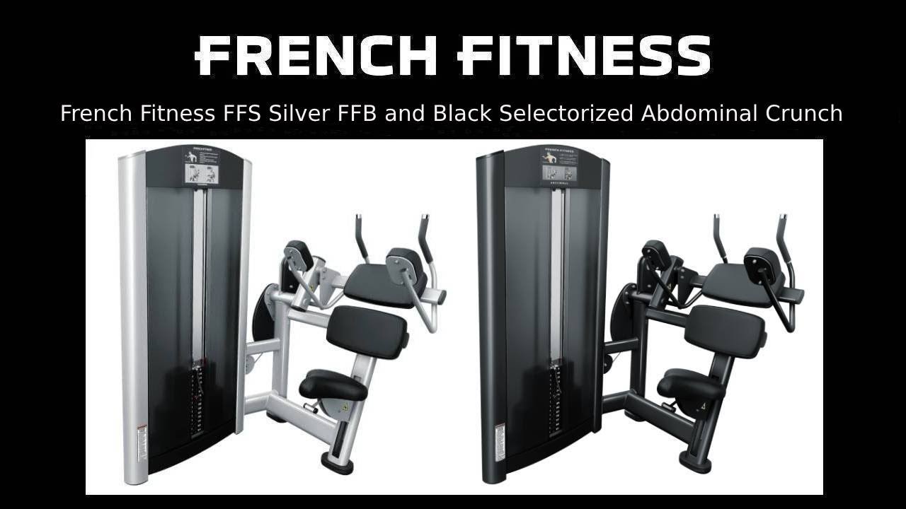 French Fitness FFS Silver Selectorized Abdominal Crunch - YouTube
