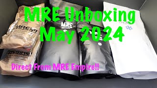 MRE Unboxing - May 2024