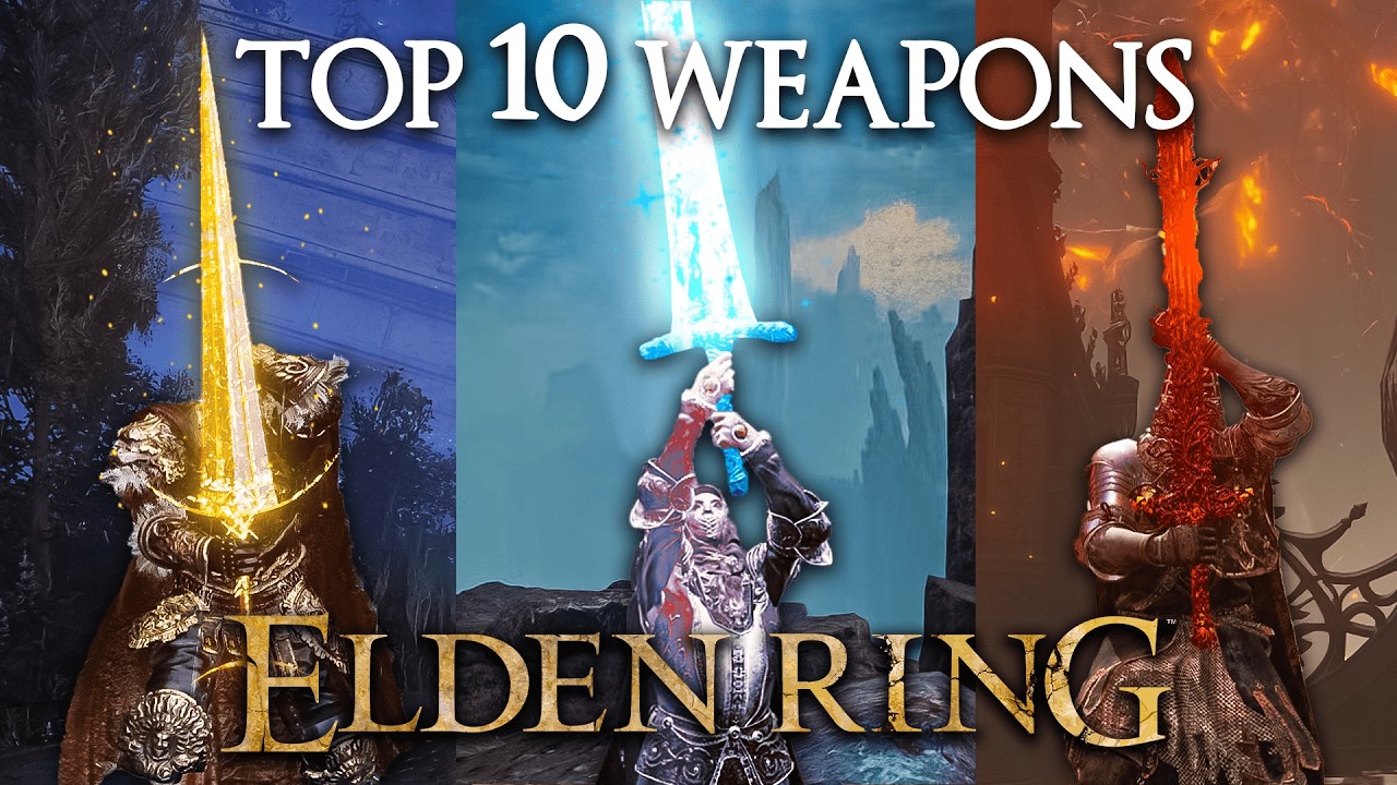 Top 10 BEST Weapons in Elden Ring - YouTube