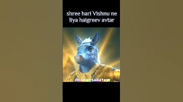 💥shree hari Vishnu haigreev avtar 🔥🙏#shorts #vishnu #sanatan #viral #trending