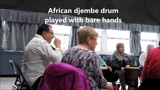 Weymouth seniors drum circle