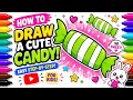 Candy Drawing colouring for kids and toddler / How to draw / #easydraw #draw