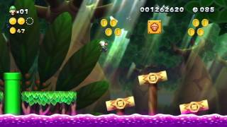 New Super Luigi U (Wii U) - Soda Jungle-6 Walkthrough (1-Player)