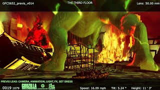 Godzilla KOTM Ghidorah test scenes