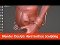 Blender Hardsurface Sculpting with JSculpt and Multiresolution Modifier